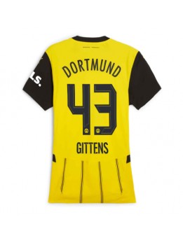 Borussia Dortmund Jamie Bynoe-Gittens #43 Replika Hemmakläder Dam 2024-25 Kortärmad